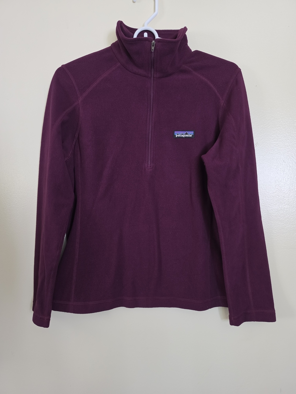 Patagonia Plum Quarter-Zip Fleece Pullover Women's Size S